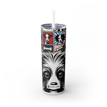 Chinese Crested - 20 oz. Skinny Tumbler - By Biscuit DaVinci