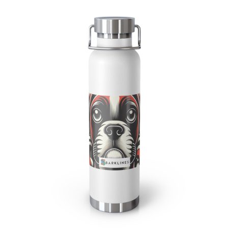 Boxer - 22 oz. Copper Vacuum Insulated Bottle  - By Baxter Dalmatian
