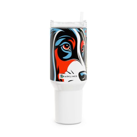 Bluetick Coonhound - 40 oz. Tumbler  - By Rufus Pawcasso