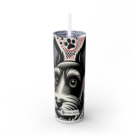 Scottish Terrier - 20 oz. Skinny Tumbler - By Baxter VanGogh