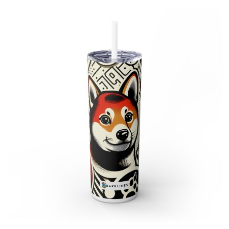 Shiba Inu - 20 oz. Skinny Tumbler - By Baxter Monet