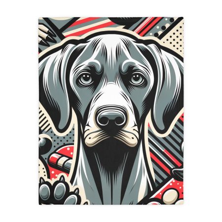 Weimaraner - Throw Blanket - By Baxter Monet