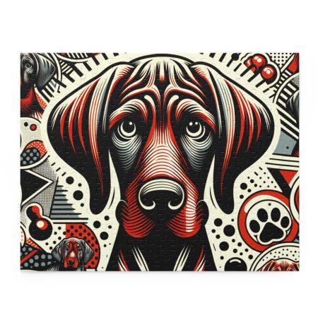 Wirehaired Vizsla - Puzzle - By Baxter Monet