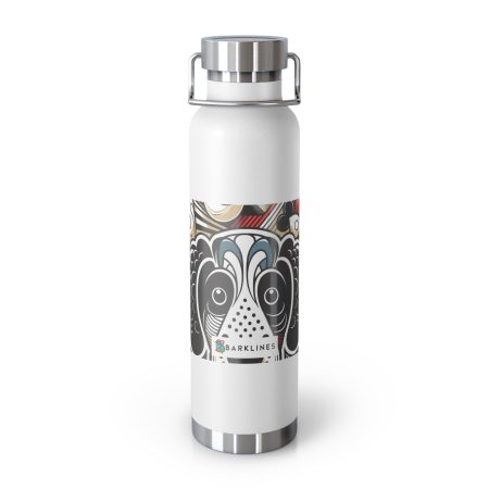 Curly-Coated Retriever - 22 oz. Copper Vacuum Insulated Bottle  - By Barkley Van Woof