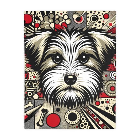 Dandie Dinmont Terrier - Throw Blanket - By Baxter VanWoof