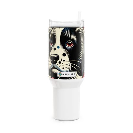 American Water Spaniel - 40 oz. Tumbler  - By Rufus Pawcasso