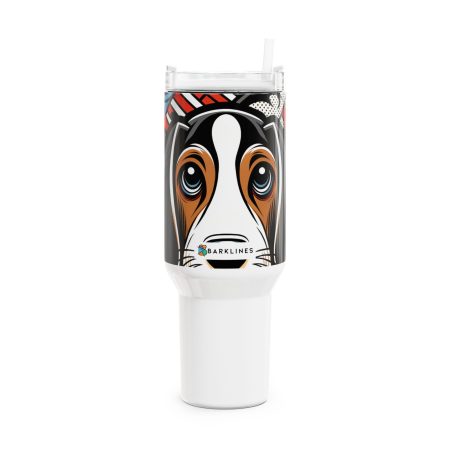Treeing Walker Coonhound - 40 oz. Tumbler  - By Rex Van Barkley