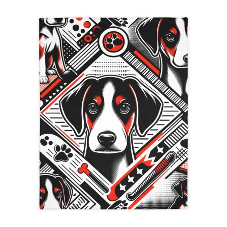English Foxhound - Throw Blanket - By Barker Picasso