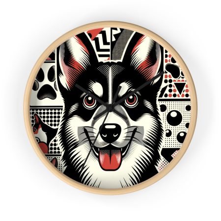 Swedish Vallhund - Wall Clock - By Barkley Whiskerstone