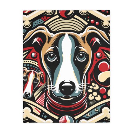 Whippet - Throw Blanket - By Baxter Beaglewood