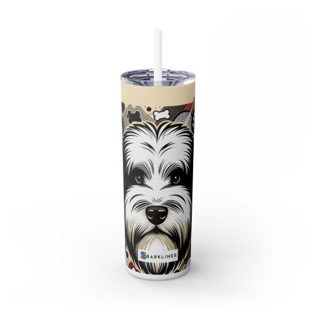 Old English Sheepdog - 20 oz. Skinny Tumbler - By Maxwell Pawsley