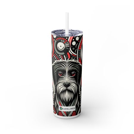 Wirehaired Pointing Griffon - 20 oz. Skinny Tumbler - By Baxter Monet