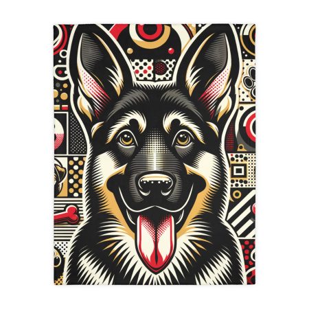 German Shepherd - Throw Blanket - By Baxter Monet