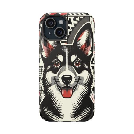 Swedish Vallhund - Impact Resistant Cell Phone Case - By Barkley Whiskerstone