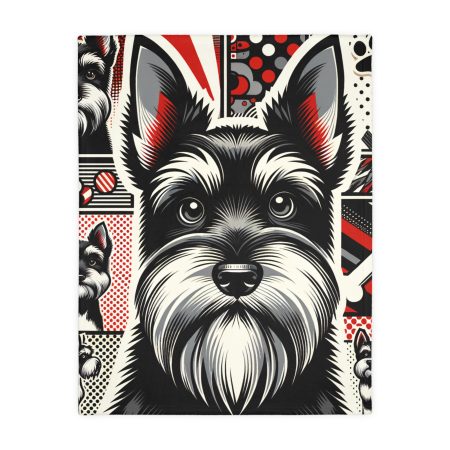 Cesky Terrier - Throw Blanket - By Rex VanBarkley