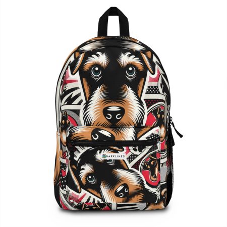 Airedale Terrier - Backpack - By Barkley Whiskerbrush