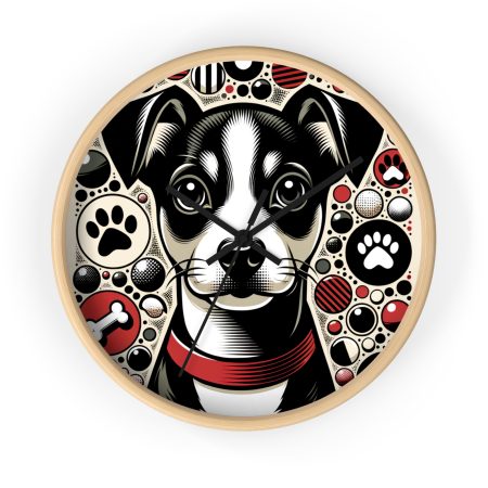 Canaan Dog - Wall Clock - By Rufus Pawsley
