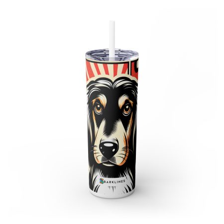 Afghan Hound - 20 oz. Skinny Tumbler - By Baxter Dalmatiano