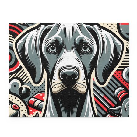 Weimaraner - Puzzle - By Baxter Monet