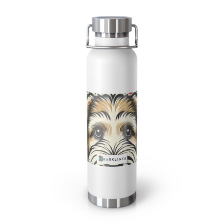 Soft-Coated Wheaten Terrier - 22 oz. Copper Vacuum Insulated Bottle  - By Baxter Doodlepaws
