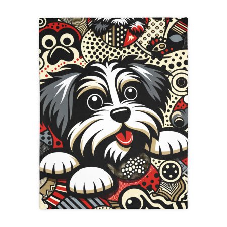 Tibetan Terrier - Throw Blanket - By Baxter VanPaw
