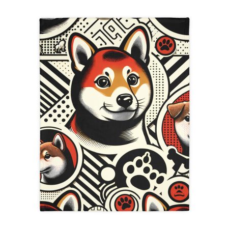 Shiba Inu - Throw Blanket - By Baxter Monet