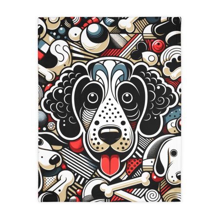 Curly-Coated Retriever - Throw Blanket - By Barkley Van Woof