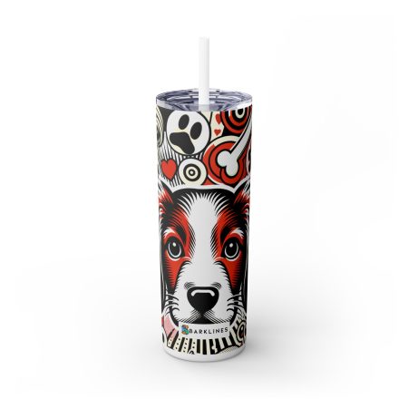 Brittany Spaniel - 20 oz. Skinny Tumbler - By Biscuit McMaster