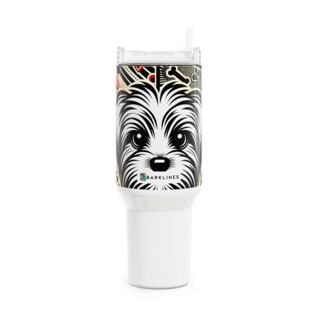 Maltese - 40 oz. Tumbler  - By Fritz Watercolor