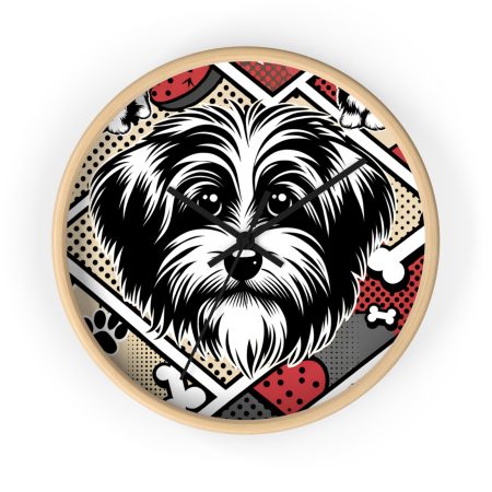 Havanese - Wall Clock - By Baxter Brushstroke