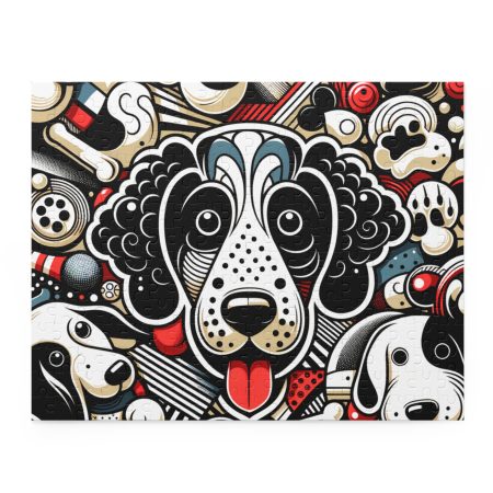 Curly-Coated Retriever - Puzzle - By Barkley Van Woof