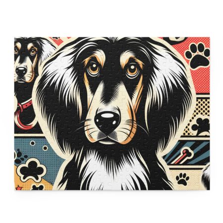 Afghan Hound - Puzzle - By Baxter Dalmatiano