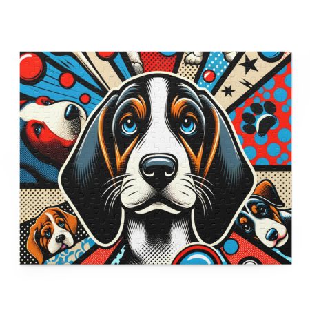 Basset Bleu de Gascogne - Puzzle - By Barkley Van Gogh