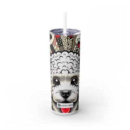 Bichon Frise - 20 oz. Skinny Tumbler - By Rex Van Gogh