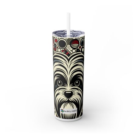 Lhasa Apso - 20 oz. Skinny Tumbler - By Rex Van Gogh