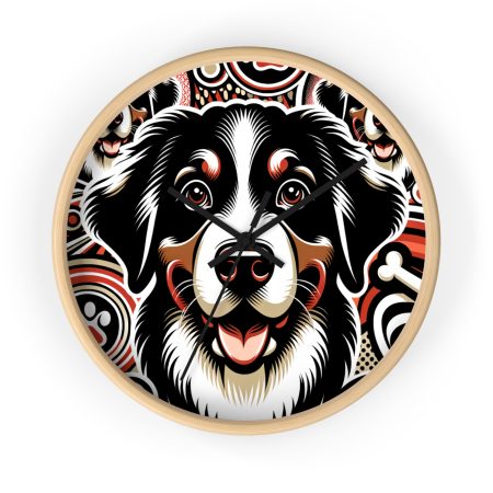 Bernese Mountain Dog - Wall Clock - By Rufus VanBark
