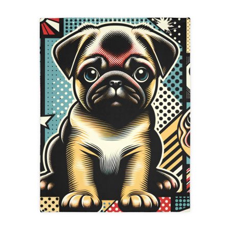 Pug - Throw Blanket - By Rufus Barkley
