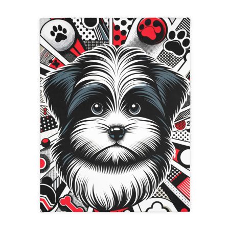 Coton de Tulear - Throw Blanket - By Baxter Dalmation