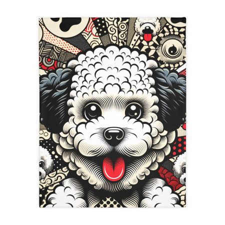 Bichon Frise - Throw Blanket - By Rex Van Gogh