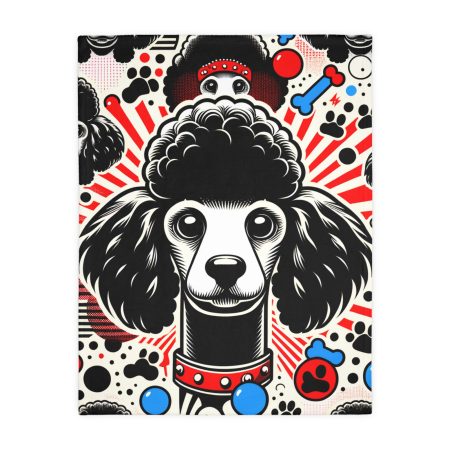 Poodle - Throw Blanket - By Rex Monet