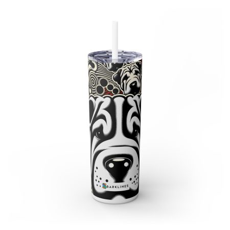 Chinese Shar-Pei - 20 oz. Skinny Tumbler - By Rufus VanPaw