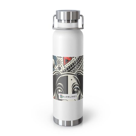 Azawakh - 22 oz. Copper Vacuum Insulated Bottle  - By Baxter Renoir