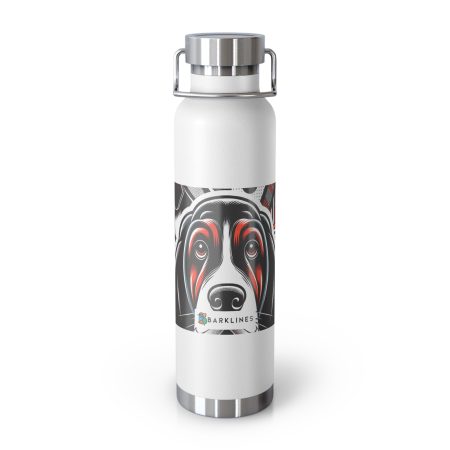 Bloodhound - 22 oz. Copper Vacuum Insulated Bottle  - By Barkley Van Woof