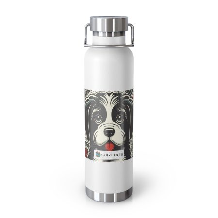Portuguese Water Dog - 22 oz. Copper Vacuum Insulated Bottle  - By Rex Monet