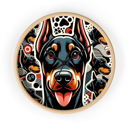 Doberman Pinscher - Wall Clock - By Baxter VanPaw