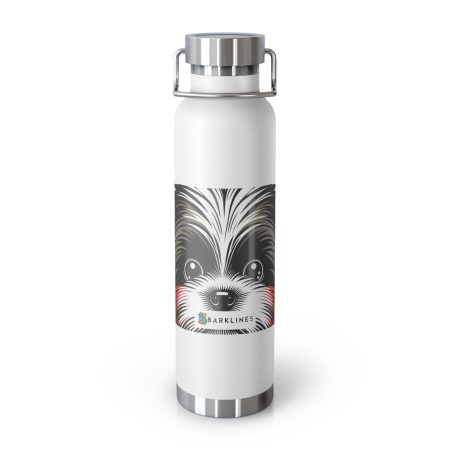 Shih Tzu - 22 oz. Copper Vacuum Insulated Bottle  - By Baxter Remington