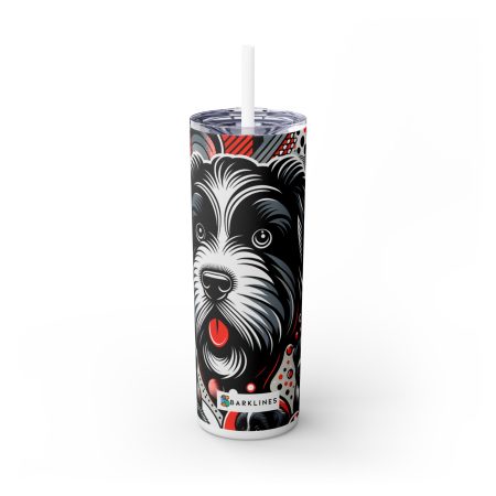 Bouvier des Flandres - 20 oz. Skinny Tumbler - By Biscuit Monet