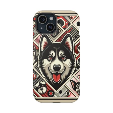 Norwegian Elkhound - Impact Resistant Cell Phone Case - By Baxter VanWoof