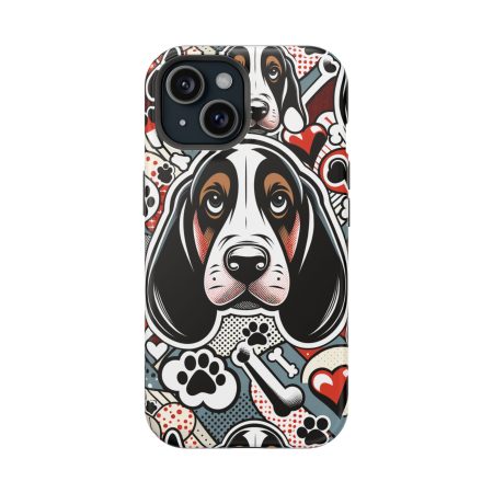 Basset Hound - Impact Resistant Cell Phone Case - By Baxter Pawlowski
