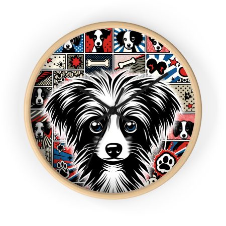 Chinese Crested - Wall Clock - By Biscuit DaVinci